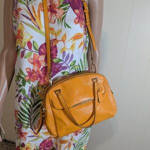 Leather Coach Madison Georgie Satchel EUC